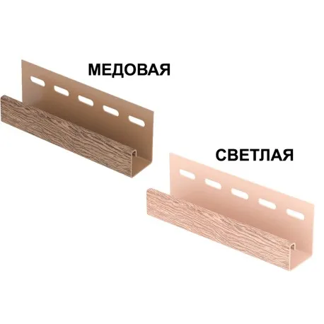 J-планка Хокла Лиственница J-планка Ю-Пласт