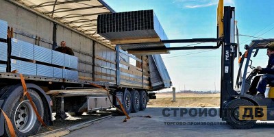 Погрузка профиля для гипсокартона