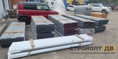 Отправка фасадного профиля на Камчатку