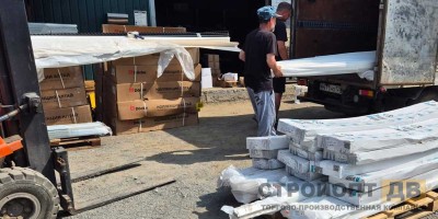 Погрузка сайдинга Ю-пласт