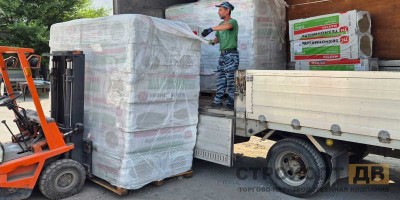 Загрузка утеплителя