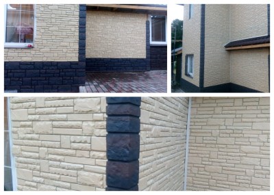 Фасадные панели Коллекция Stein, Цвет Янтарный