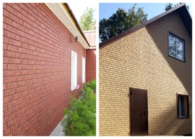 Stone House Кирпич песочный красный