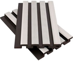 Фасадная панель ДПК 4-бруска 13*177/168*2900мм 3D, NUSADUA, белый