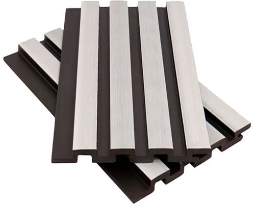 Фасадная панель ДПК 4-бруска 13*177/168*2900мм 3D, NUSADUA, белый