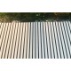 Фасадная панель ДПК 4-бруска 13*177/168*2900мм 3D, NUSADUA, белый