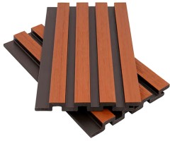 Фасадная панель ДПК 4-бруска 13*177/168*2900мм 3D, NUSADUA, песочный