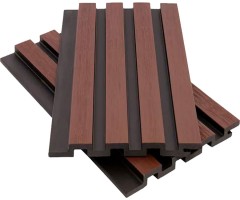 Фасадная панель ДПК 4-бруска 13*177/168*2900мм 3D, NUSADUA, шоколад