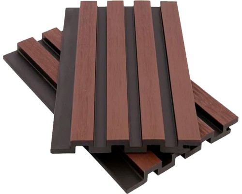 Фасадная панель ДПК 4-бруска 13*177/168*2900мм 3D, NUSADUA, шоколад