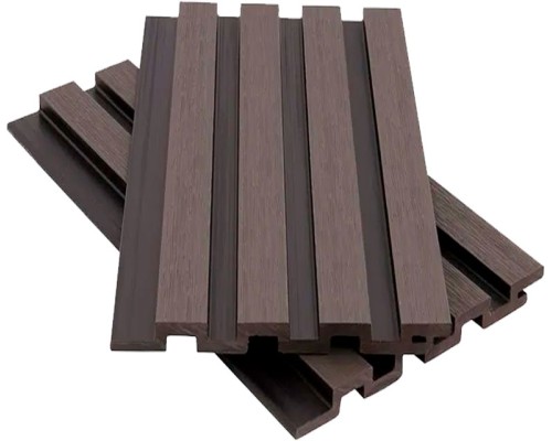 Фасадная панель ДПК 4-бруска 13*177/168*2900мм 3D, NUSADUA, темно-серый