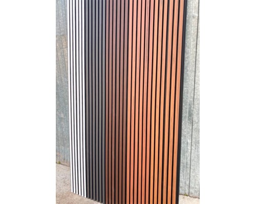 Фасадная панель ДПК 3-бруска 33*165/138*3600мм 3D, NUSADUA, шоколад
