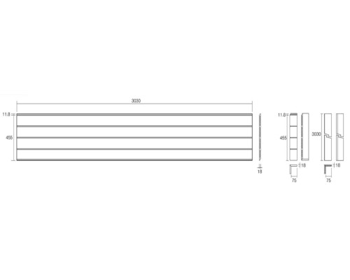 Купить Фиброцементные панели Коношима ORA112H7413R, 1,38м2