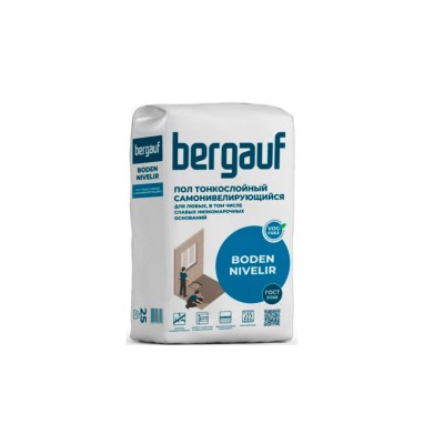 Купить Наливной пол БЕРГАУФ БОДЕН НИВЕЛИР цементный, 25кг