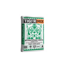 Штукатурка цементная ТайгерМикс Т-12, 25кг.