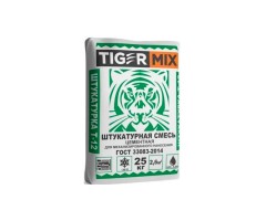 Штукатурка цементная ТайгерМикс Т-12, 25кг.