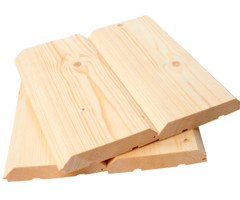 Вагонка Штиль 16х145мм, 3м Имитация Бруса, СОСНА  сорт АВ реечная 