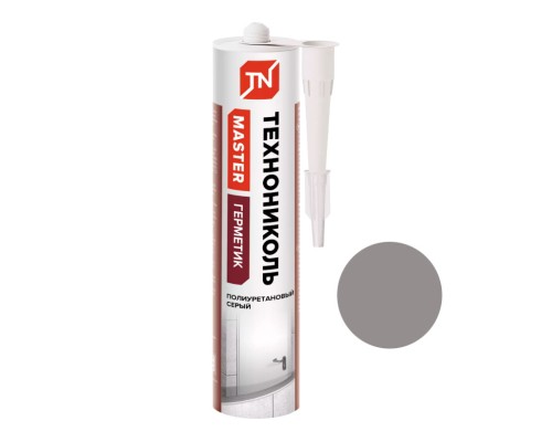 Герметик ПУ MASTER серый  310мл Технониколь