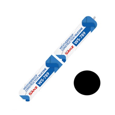 Герметик силикон. черный  590мл SANZ WS-789 RTV-1