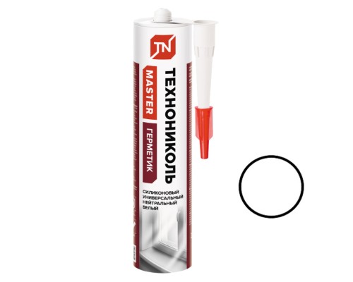 Герметик силикон. универс НЕЙТРАЛЬНЫЙ белый  280мл Технониколь