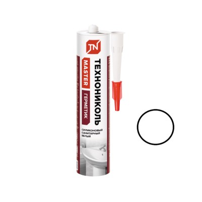 Герметик силикон. санитарн. белый  280мл Технониколь