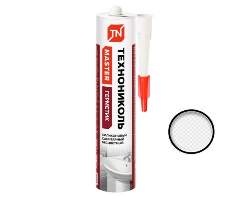 Герметик силикон. санитарн. прозрачный  280мл Технониколь