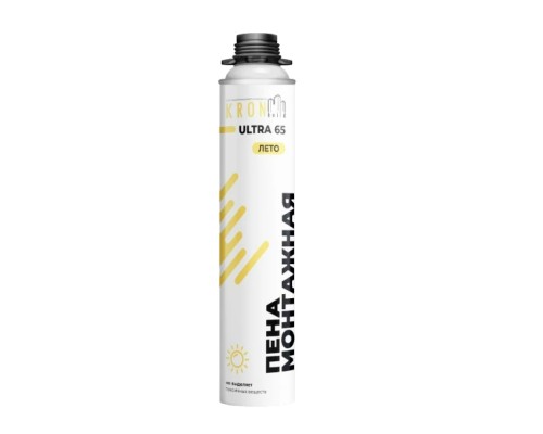 KRONbuild  Ultra 65 ЛЕТНЯЯ 850мл Пена монтажная летняя проф.