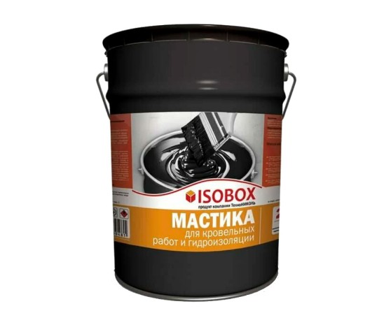 Мастика гидроизоляционная кровельная, 22кг ISOBOX Мастика
