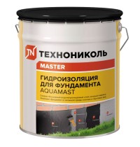 Мастика битумная для фундамента AquaMast, 18кг