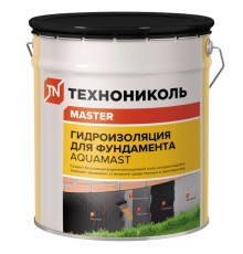 Мастика битумная для фундамента AquaMast, 18кг