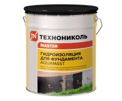 Мастика битумная для фундамента AquaMast, 3кг