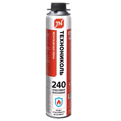 240 PROFESSIONAL  ОГНЕСТОЙКАЯ 950гр. Пена монтажная проф. ТН 