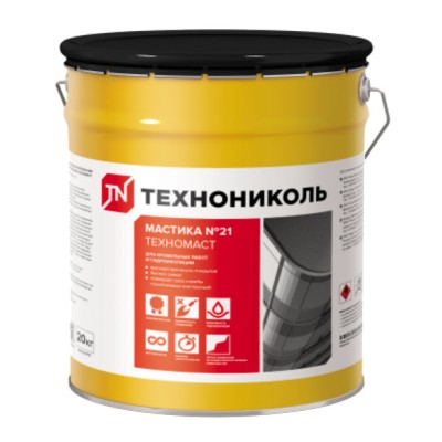 Мастика кровельная № 21 Техномаст, 20 кг