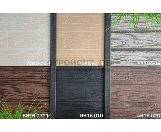 AU16-208 Дерево Понова Проф фасадная панель Дерево-2