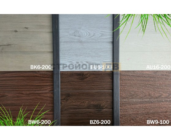 AU16-200 Дерево Понова Проф фасадная панель Дерево-1