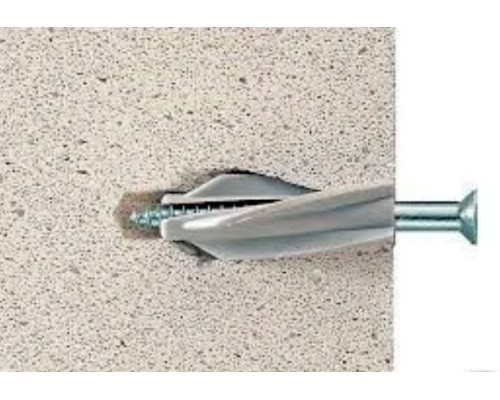 Купить ГАЗМАСТЕР дюбель для газоблока  14*80мм с шурупом