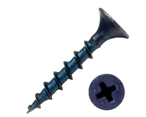 Купить Саморезы ДФ 3,5*25  ГКЛ - ДЕРЕВО (редкая резьба), 1000шт