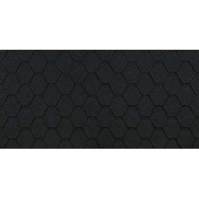 Шестигранник Черный 2,5мм, 3м2 гибкая черепица  Деке Eurasia