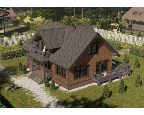 Дракон Премиум Ежевика 5,6мм, 2,38м2 гибкая черепица  Деке