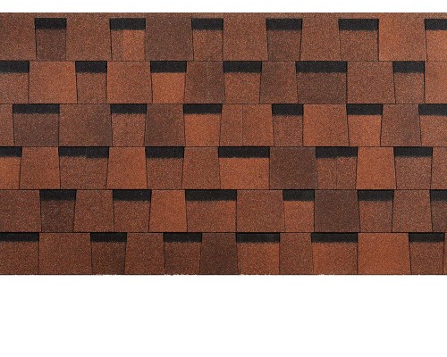 Дракон Светло-коричневый  5мм, 2,38м2 гибкая черепица  Деке Европа