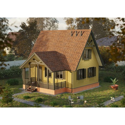 Дракон Светло-коричневый  5мм, 2,38м2 гибкая черепица  Деке Европа