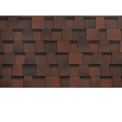 Дракон Темно-коричневый  5мм, 2,38м2 гибкая черепица  Деке Европа