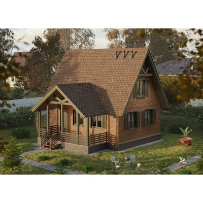 Дракон Темно-коричневый  5мм, 2,38м2 гибкая черепица  Деке Европа