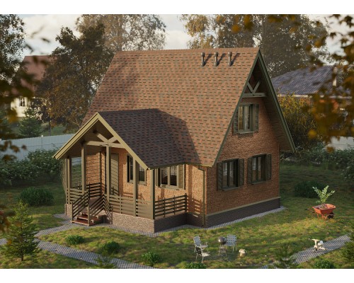 Дракон Темно-коричневый  5мм, 2,38м2 гибкая черепица  Деке Европа