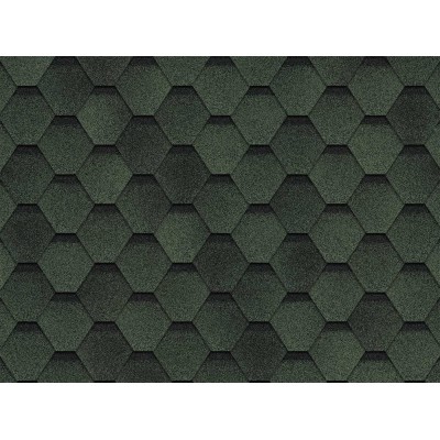 Соната Финская Зеленый  2,7мм, 3м2 гибкая черепица ТН SHINGLAS