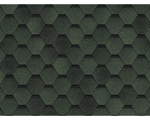 Соната Финская Зеленый  2,7мм, 3м2 гибкая черепица ТН SHINGLAS