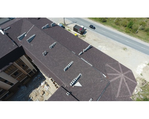 Карат Коричневый 2,8мм, 3м2 гибкая черепица  Деке Europa