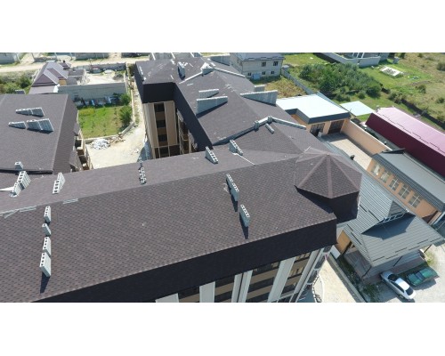 Карат Коричневый 2,8мм, 3м2 гибкая черепица  Деке Europa