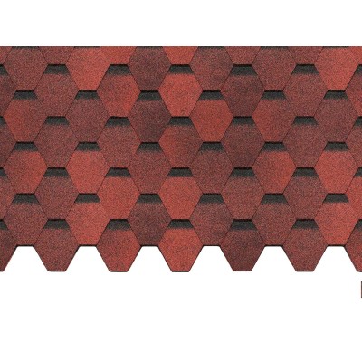 Карат Красный 2,8мм, 3м2 гибкая черепица  Деке Europa