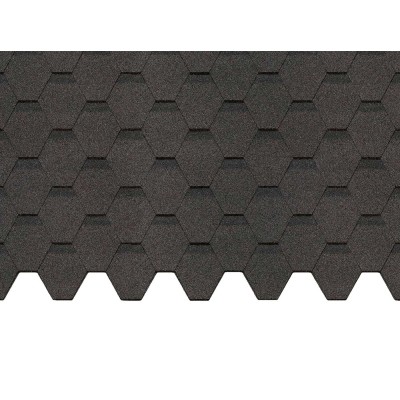 Карат Серый 2,8мм, 3м2 гибкая черепица  Деке Europa