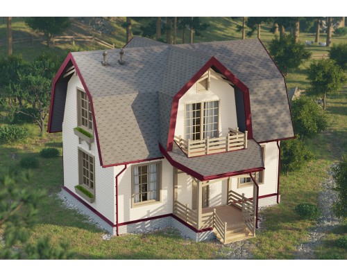 Карат Серый 2,8мм, 3м2 гибкая черепица  Деке Europa